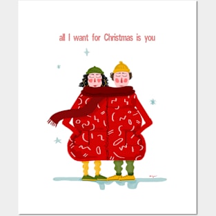 All I want for Christmas Posters and Art